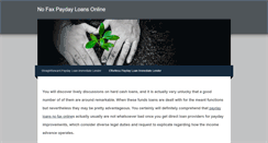 Desktop Screenshot of nofaxpaydayloansonline738.weebly.com