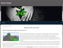 Tablet Screenshot of my-gamecheats.weebly.com