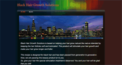 Desktop Screenshot of blackhairgrowthsolutions.weebly.com