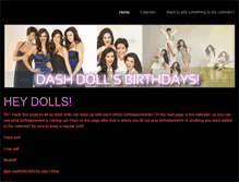 Tablet Screenshot of dashdollsbirthdays.weebly.com