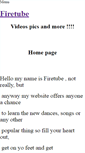 Mobile Screenshot of firetube.weebly.com