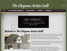 Tablet Screenshot of cheyenneartistsguild.weebly.com