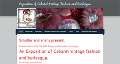 Desktop Screenshot of expositionofcabaret.weebly.com