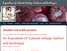 Tablet Screenshot of expositionofcabaret.weebly.com