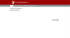 Desktop Screenshot of firefingerboardco.weebly.com