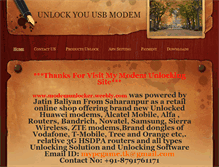 Tablet Screenshot of modemunlocker.weebly.com