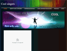 Tablet Screenshot of coolsinger.weebly.com