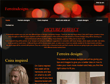 Tablet Screenshot of ferreiradesigns.weebly.com