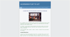 Desktop Screenshot of aldeburghflat.weebly.com