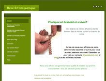 Tablet Screenshot of braceletmagnetique.weebly.com