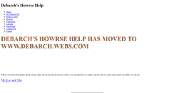 Desktop Screenshot of howrse-help.weebly.com