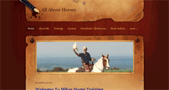 Desktop Screenshot of mikeshorsetraining.weebly.com