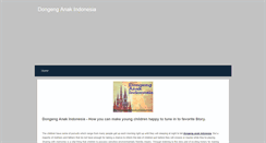 Desktop Screenshot of dongenganakindonesia.weebly.com