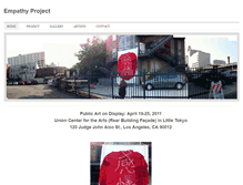 Tablet Screenshot of empathyproject.weebly.com