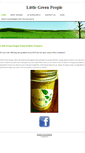Mobile Screenshot of littlegreenpeople.weebly.com