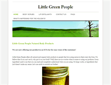 Tablet Screenshot of littlegreenpeople.weebly.com