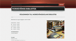 Desktop Screenshot of biblioteketnorrevang.weebly.com