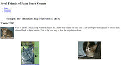 Desktop Screenshot of feralfriendsofpbc.weebly.com