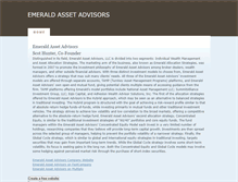 Tablet Screenshot of emeraldassetadvisors.weebly.com