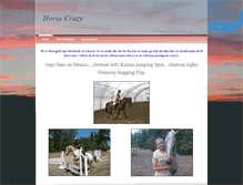 Tablet Screenshot of horsecrazzy.weebly.com