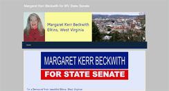 Desktop Screenshot of beckwithforwvstatesenate.weebly.com