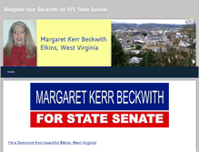 Tablet Screenshot of beckwithforwvstatesenate.weebly.com