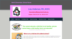 Desktop Screenshot of northelementaryschoolnurse.weebly.com