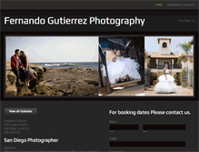 Tablet Screenshot of fernandogutierrezphotography.weebly.com