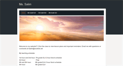 Desktop Screenshot of mssalim.weebly.com