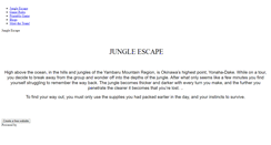 Desktop Screenshot of junglescape.weebly.com