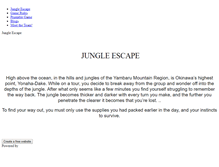 Tablet Screenshot of junglescape.weebly.com
