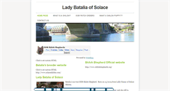 Desktop Screenshot of ladybataliaofsolace.weebly.com