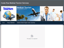 Tablet Screenshot of costa-rica-medical.weebly.com