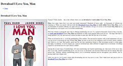 Desktop Screenshot of download-i-love-you-man.weebly.com
