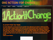 Tablet Screenshot of 1action4change.weebly.com