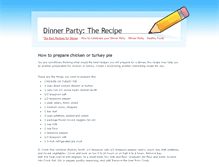 Tablet Screenshot of 101recipes.weebly.com