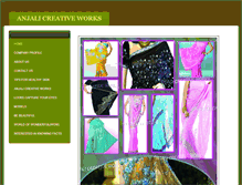 Tablet Screenshot of anjalicreativeworks.weebly.com