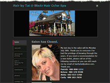 Tablet Screenshot of hairbytai.weebly.com