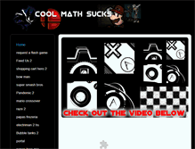 Tablet Screenshot of coolmathsucks.weebly.com