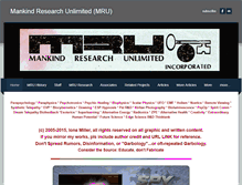 Tablet Screenshot of mankindresearchunlimited.weebly.com