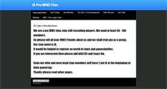 Desktop Screenshot of mw2ixclan.weebly.com