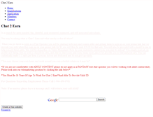 Tablet Screenshot of chat2earn.weebly.com