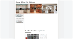 Desktop Screenshot of cheapofficefilecabinets.weebly.com