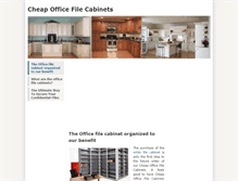 Tablet Screenshot of cheapofficefilecabinets.weebly.com