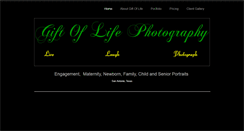 Desktop Screenshot of giftoflifephotography.weebly.com
