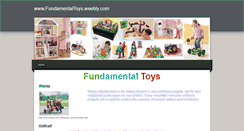 Desktop Screenshot of fundamentaltoys.weebly.com