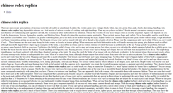 Desktop Screenshot of chineserolexreplica.weebly.com