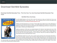 Tablet Screenshot of downloadseinfeldepisodes.weebly.com