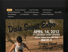 Tablet Screenshot of dixiescoutexpo.weebly.com