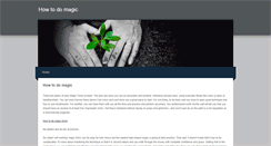 Desktop Screenshot of howtodomagic2.weebly.com